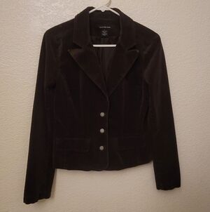 Brown Corduroy Calvin Klein Jeans Co. Blazer Women's Size Medium